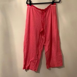 Pajama loungewear bottom. NWT Size L - color on tag Flamingo- pinkish red